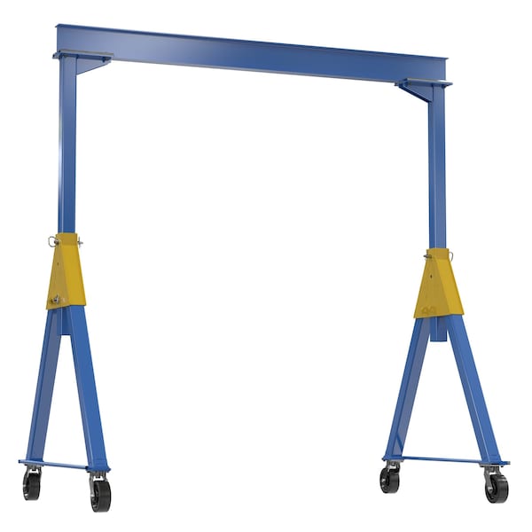 Vestil FHSN-8-10 Fixed Ht. Stl Gantry Crane, 8K, 10Ft Kd