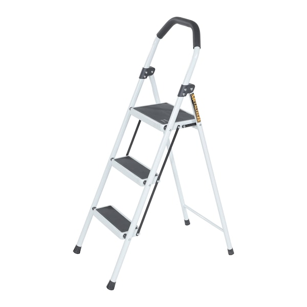 Vestil FSL-HS-3-225 3 Steps, 225 lb Load Capacity, Steel, White