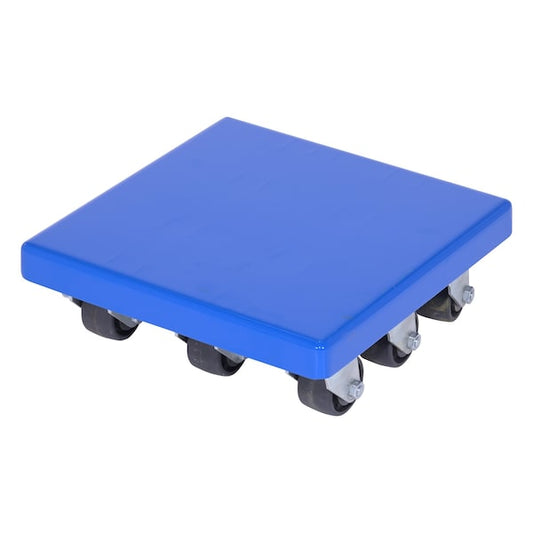 Vestil FTD-1616-8 Steel Heavy Duty Flush Top Dolly 16 In. x 16 In. 8,000 Lb. Capacity, Blue