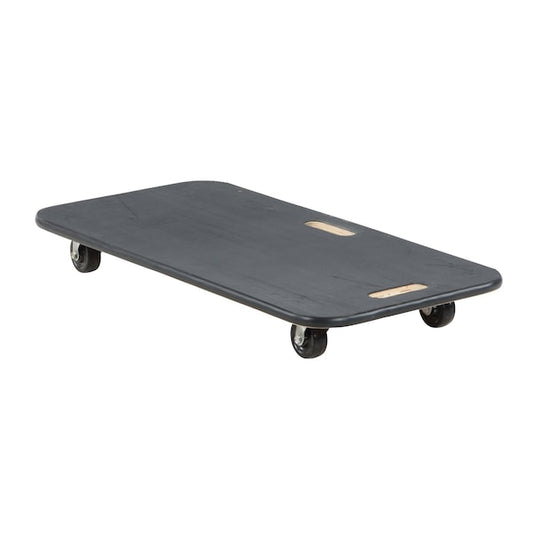 Vestil FWD-1836-3R Black Fiber Wood Dolly With Rubber Caster 700lb Capacity 18 x 36