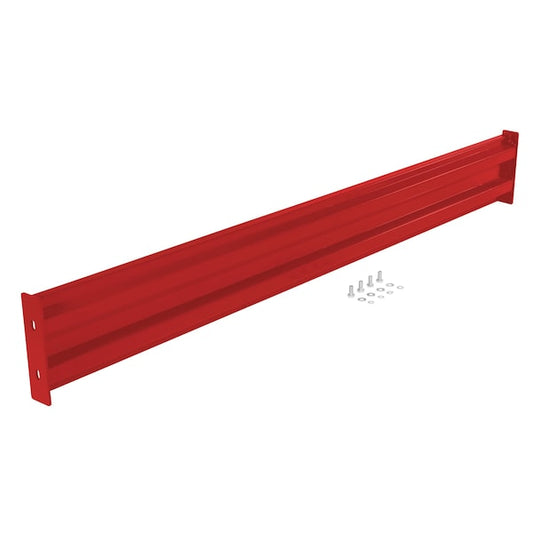 Vestil GR-F2R-BO-10-RD Bolt-On Style Guard Rail 10 Ft Red