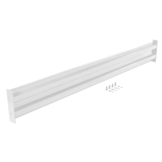 Vestil GR-F2R-BO-10-WT Bolt-On Style Guard Rail 10 Ft White