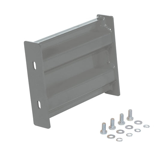 Vestil GR-F2R-BO-1-GYSG Bolt-On Style Guard Rail 1 Ft Gray Semi Gloss