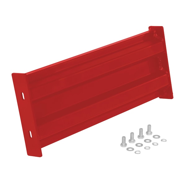 Vestil GR-F2R-BO-2-RD Bolt-On Style Guard Rail 2 Ft Red