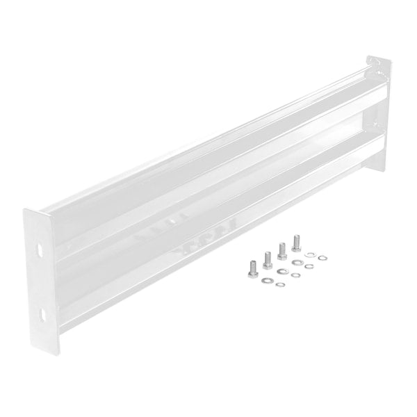 Vestil GR-F2R-BO-4-WT Bolt-On Style Guard Rail 4 Ft White