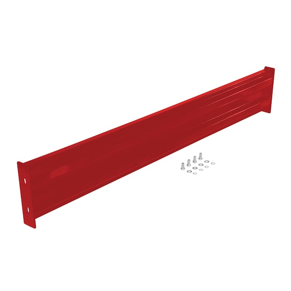 Vestil GR-F2R-BO-6-RD Bolt-On Style Guard Rail 6 Ft Red