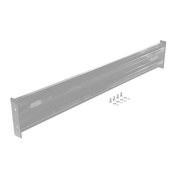 Vestil GR-F2R-BO-6-SL Bolt-On Style Guard Rail 6 Ft Silver