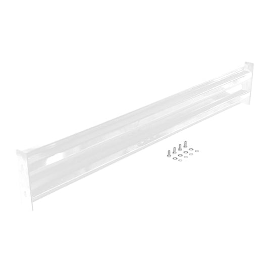 Vestil GR-F2R-BO-6-WT Bolt-On Style Guard Rail 6 Ft White