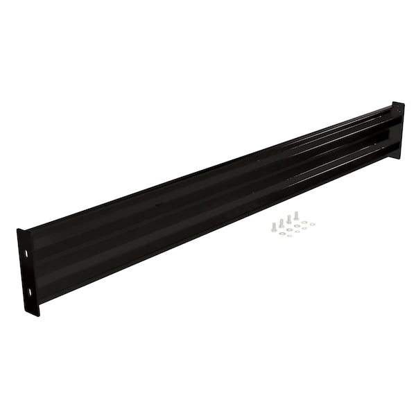 Vestil GR-F2R-BO-8-BK Bolt-On Style Guard Rail 8 Ft Black