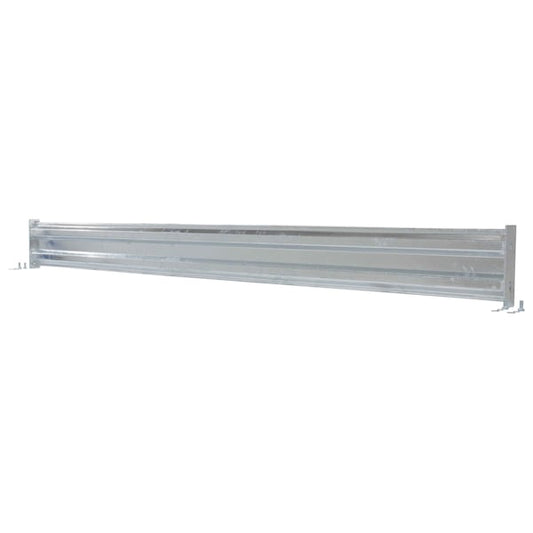 Vestil GR-F2R-BO-9-HDG Bolt-On Style Guard Rail 9 Ft Galvanized