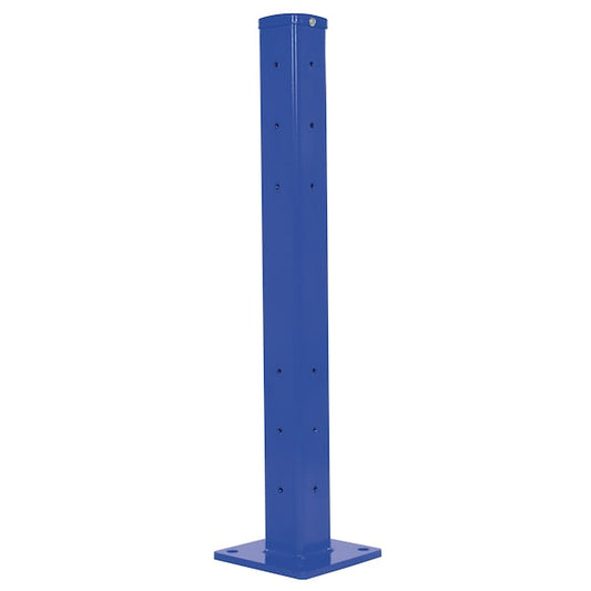 Vestil GR-F2R-BO-TP42-BU Rigid Tube Post 42 In Bolt-On Style Blue
