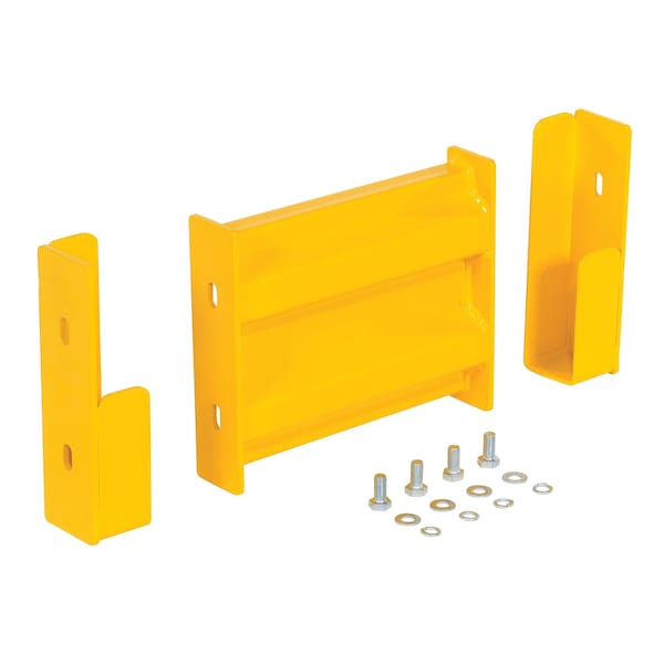 Vestil GR-F2R-DI-1-YL Drop-In Style Guard Rail 1 Ft