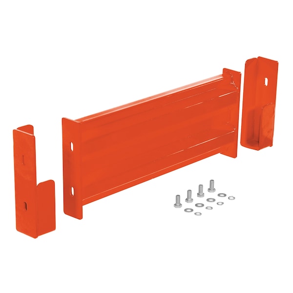 Vestil GR-F2R-DI-2-OR Drop-In Style Guard Rail 2 Ft Orange
