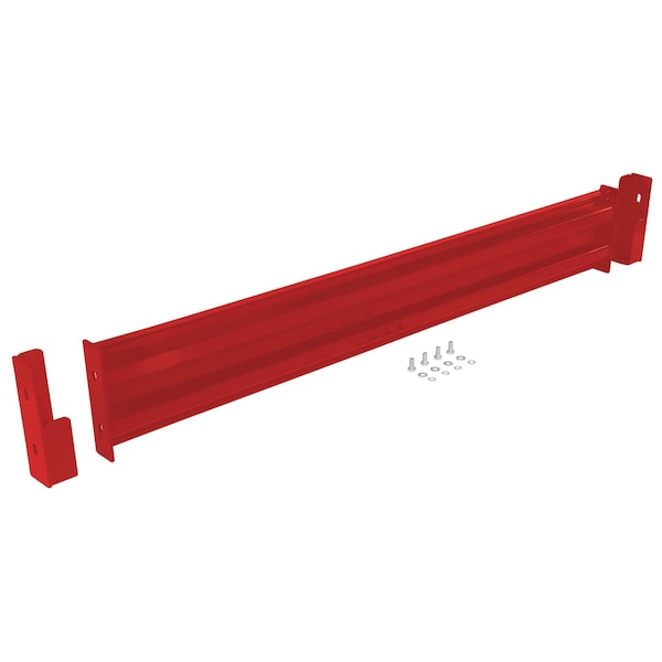 Vestil GR-F2R-DI-6-RD Drop-In Style Guard Rail 6 Ft Red