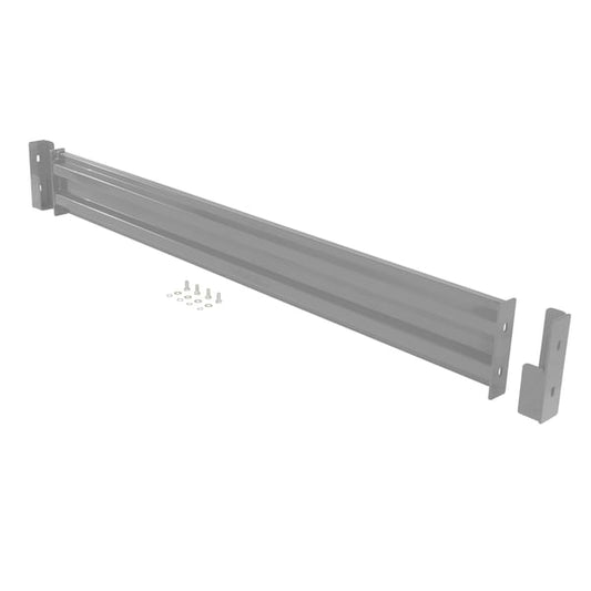 Vestil GR-F2R-DI-7-GYSG Drop-In Style Guard Rail 7 Ft Gray Semi Gloss