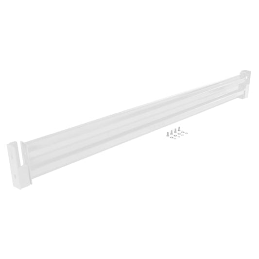 Vestil GR-F2R-DI-8-WT Drop-In Style Guard Rail 8 Ft White