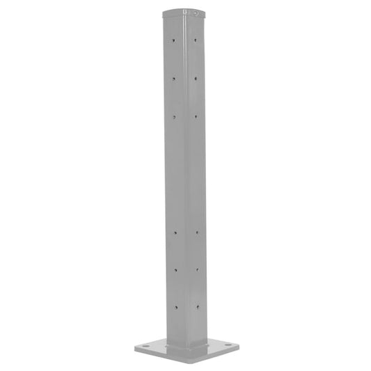 Vestil GR-F2R-DI-TP42-SL Rigid Tube Post 42 In Bolt-On Style Silver Lining