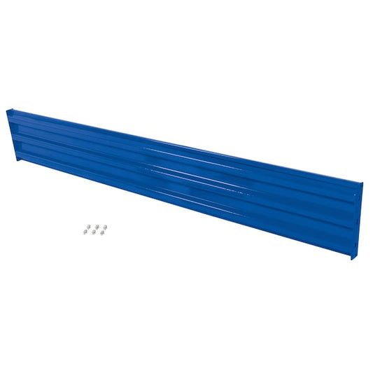 Vestil GR-F3R-BO-10-BU Bolt-On Style Guard Rail 10 Ft Blue