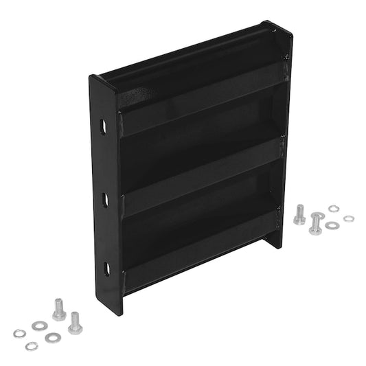 Vestil GR-F3R-BO-1-BK Bolt-On Style Guard Rail 1 Ft Black