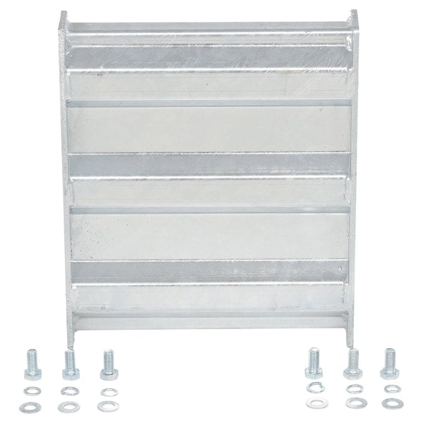 Vestil GR-F3R-BO-1-HDG Bolt-On Style Guard Rail 1 Ft Galvanized