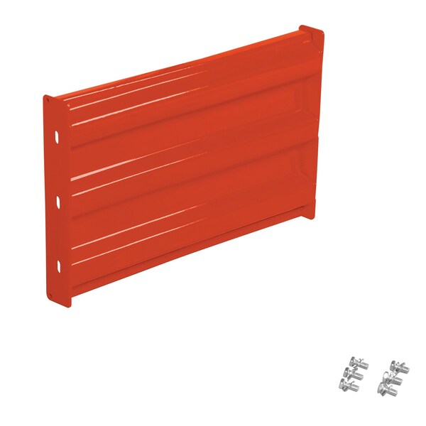 Vestil GR-F3R-BO-2-OR Bolt-On Style Guard Rail 2 Ft Orange