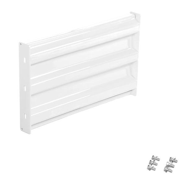 Vestil GR-F3R-BO-2-WT Bolt-On Style Guard Rail 2 Ft White