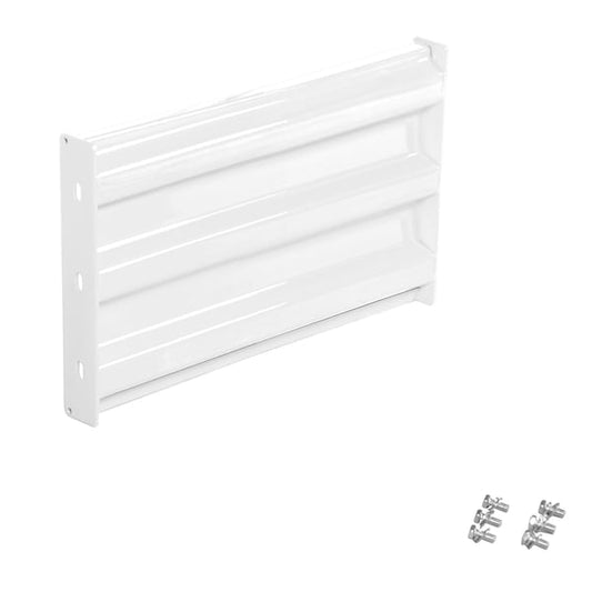 Vestil GR-F3R-BO-2-WT Bolt-On Style Guard Rail 2 Ft White