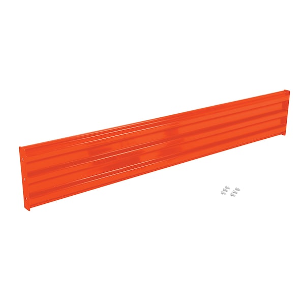 Vestil GR-F3R-BO-8-OR BOLT-ON STYLE GUARD RAIL 8 FT ORANGE