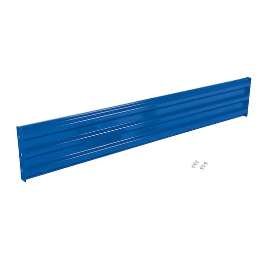 Vestil GR-F3R-BO-9-BU Bolt-On Style Guard Rail 9 Ft Blue