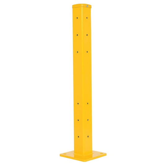 Vestil GR-F3R-BO-TP42-YL Rigid Tube Post 43.125 In Bolt-On Style-Yellow