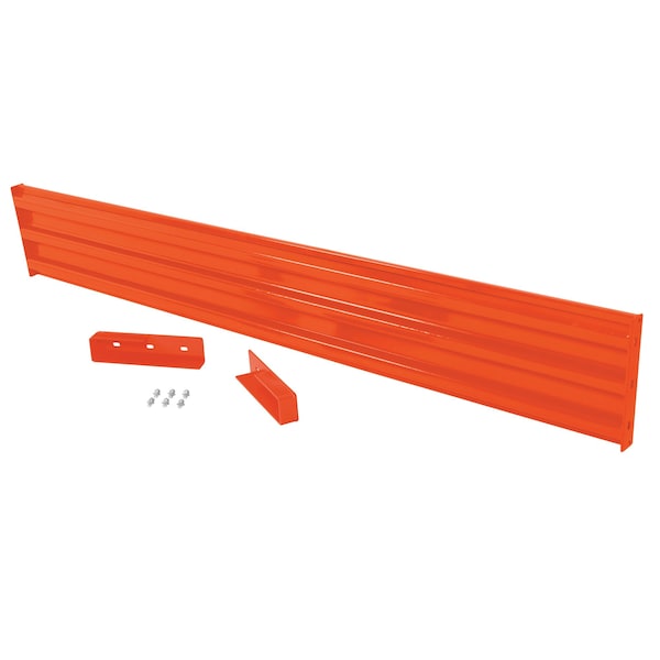 Vestil GR-F3R-DI-10-OR DROP-IN STYLE GUARD RAIL 10 FT ORANGE