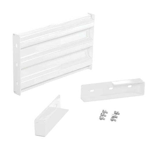 Vestil GR-F3R-DI-2-WT Drop-In Style Guard Rail 2 Ft White