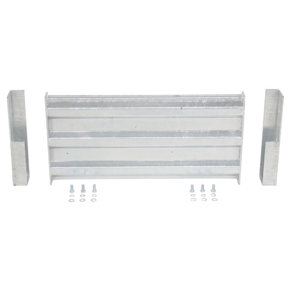 Vestil GR-F3R-DI-3-HDG Galvanized Guard Rail-Bolt On 3 Ft