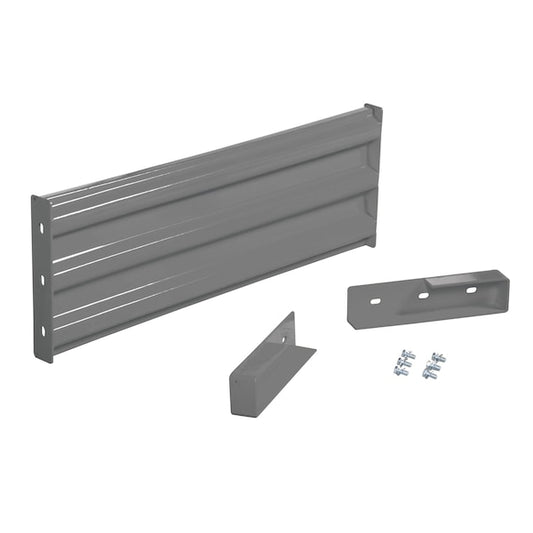Vestil GR-F3R-DI-4-GYSG Drop-In Style Guard Rail 4 Ft Gray Semi Gloss