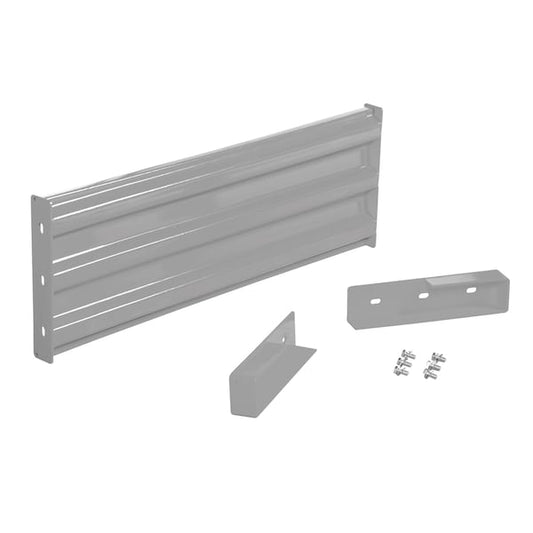 Vestil GR-F3R-DI-4-SL Drop-In Style Guard Rail 4 Ft Silver
