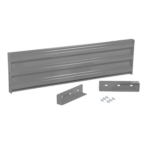 Vestil GR-F3R-DI-5-GYSG Drop-In Style Guard Rail 5 Ft Gray Semi Gloss