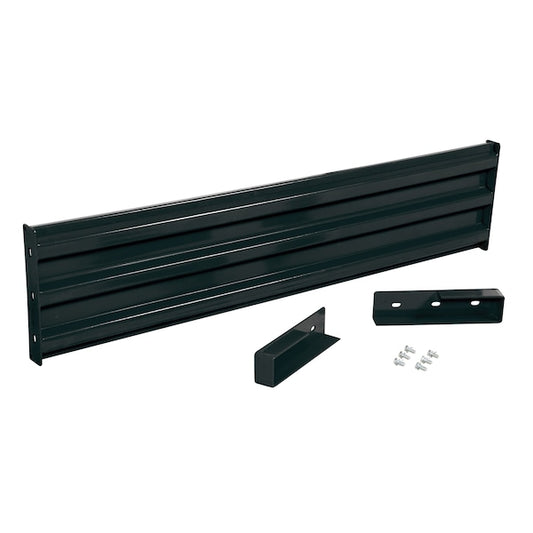 Vestil GR-F3R-DI-6-BK Drop-In Style Guard Rail 6 Ft Black