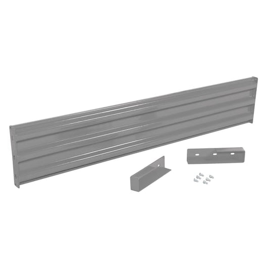 Vestil GR-F3R-DI-7-GYSG Drop-In Style Guard Rail 7 Ft Gray Semi Gloss