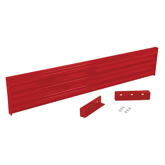 Vestil GR-F3R-DI-7-RD Drop-In Style Guard Rail 7 Ft Red