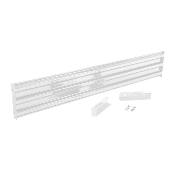 Vestil GR-F3R-DI-8-WT Drop-In Style Guard Rail 8 Ft White