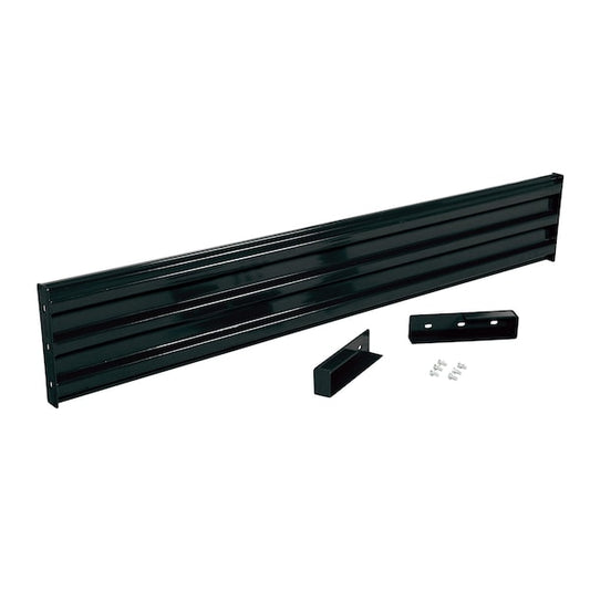 Vestil GR-F3R-DI-9-BK Drop-In Style Guard Rail 9 Ft Black