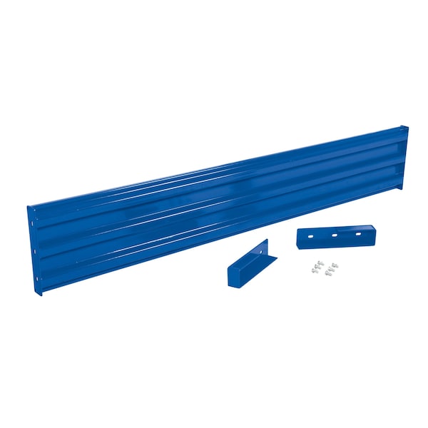 Vestil GR-F3R-DI-9-BU Drop-In Style Guard Rail 9 Ft Blue