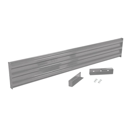 Vestil GR-F3R-DI-9-GYSG Drop-In Style Guard Rail 9 Ft Gray Semi Gloss