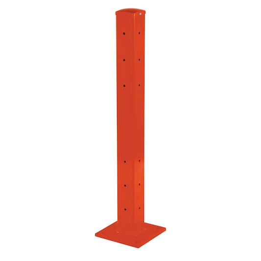 Vestil GR-F3R-DI-TP42-OR Rigid Tube Post 42 In Bolt-On Style Orange