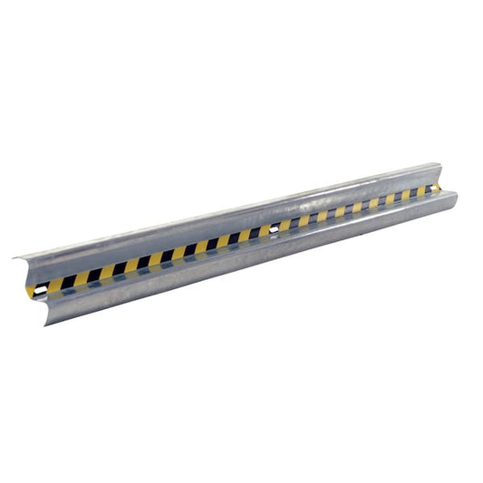 Vestil GR-H2R-BO-11-HDG Guard Rail Straight Rail, 132"