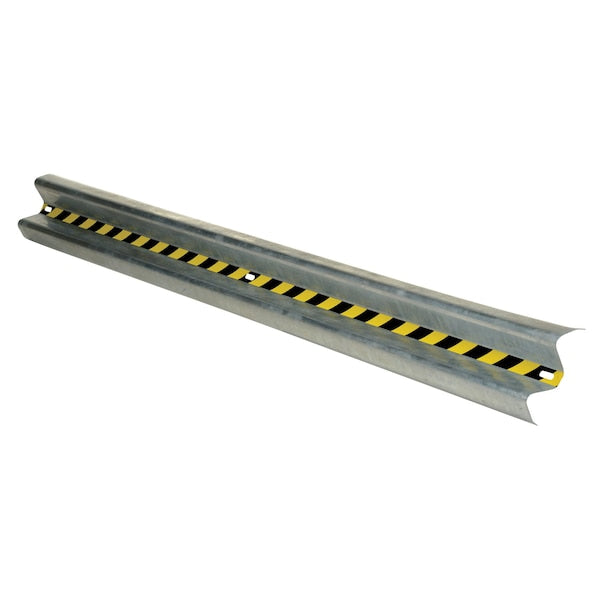 Vestil GR-H2R-BO-12-HDG 12' Straight Guard Rail, Galvanized