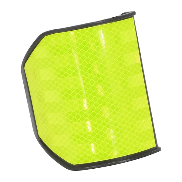 Vestil GR-H2R-RFT-YL Plastic Guard Rail Reflector Yellow