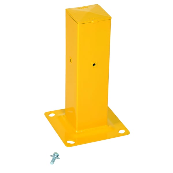 Vestil GR-STC8-DI-TP18-YL Structural Guard Rail - Tubular Post