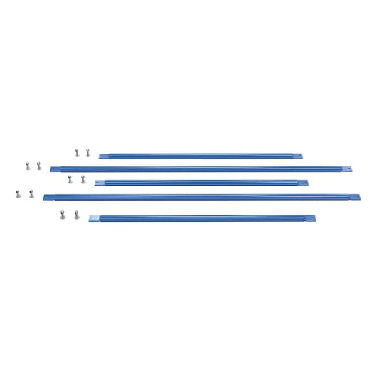 Vestil HBS-10124 Steel Structural Cantilever Brace Set 48 In. x 144 In. Blue
