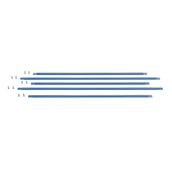 Vestil HBS-10126 Steel Structural Cantilever Brace Set 72 In. x 144 In. Blue
